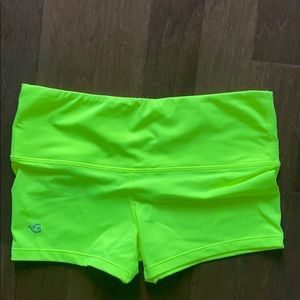 NWOT Lime Green workout shorts